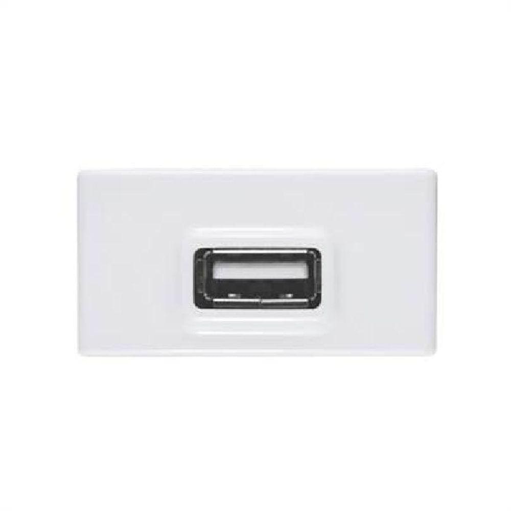 Kit 4 Módulo Tomada Usb 1,5A Bivolt Linha Liz/Giz/Tablet/Lux