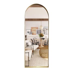 Espelho Corpo Inteiro Retrô 150x60cm Vitral Rei dos Vidros Dourado