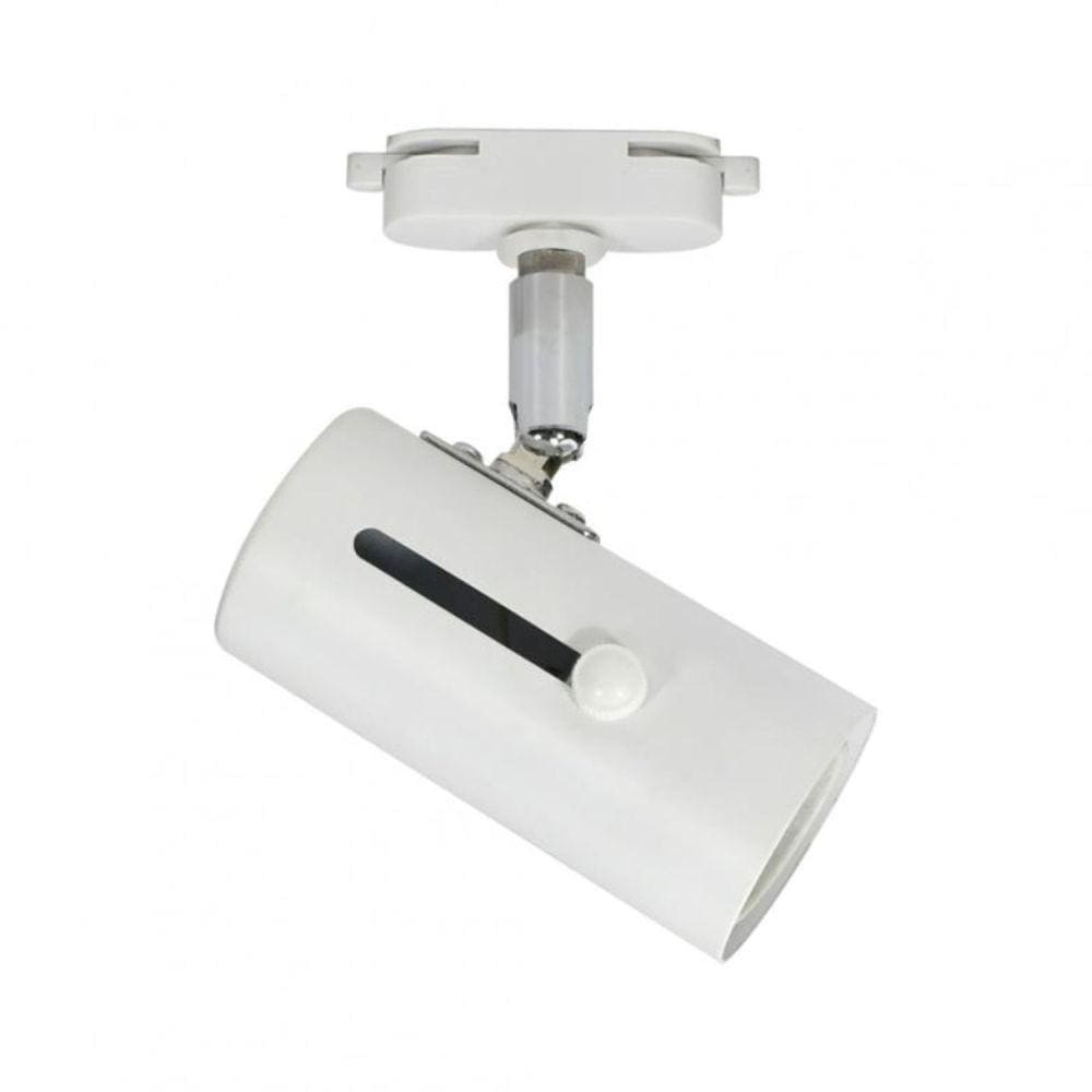 Spot de Trilho 108x51mm Gu10 Vision Bronzearte Branco