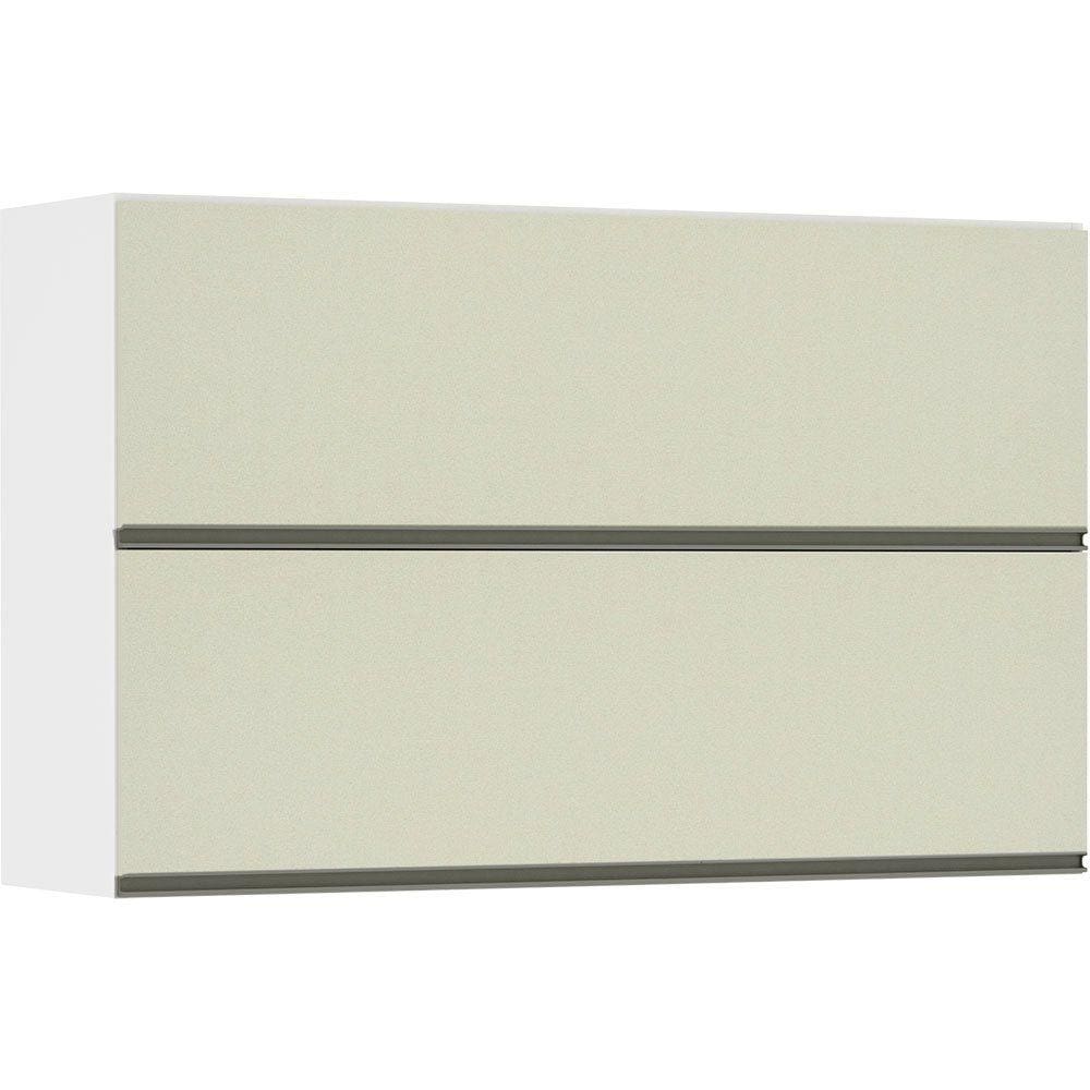 Armário Perola Basculante Duplo 120 cm 2 Portas Luciane
