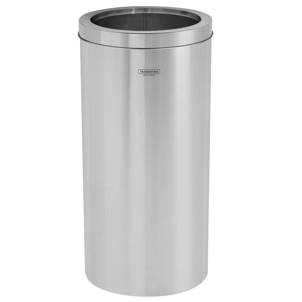 Lixeira Inox Tramontina Institucional Acabamento Polido 30 L