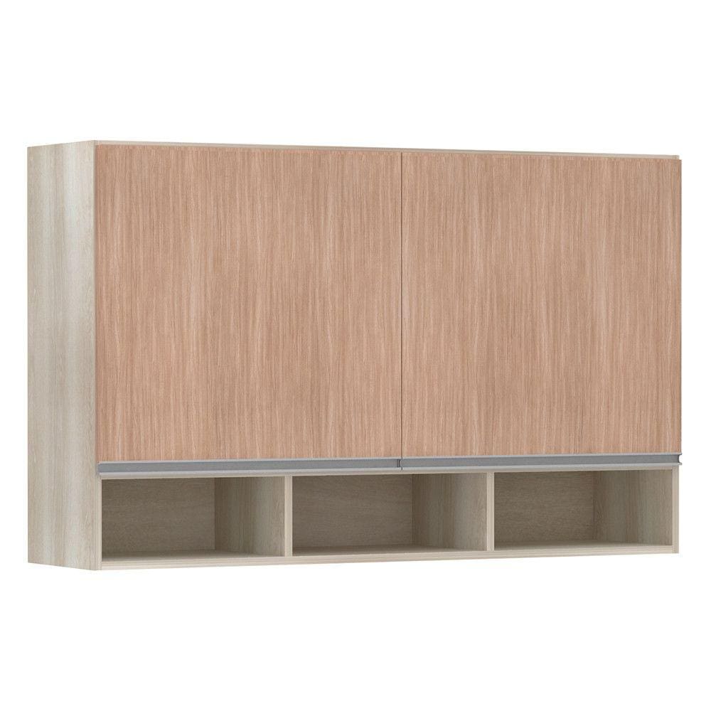 Armário Luciane 120cm 2 Portas com Nicho Lis