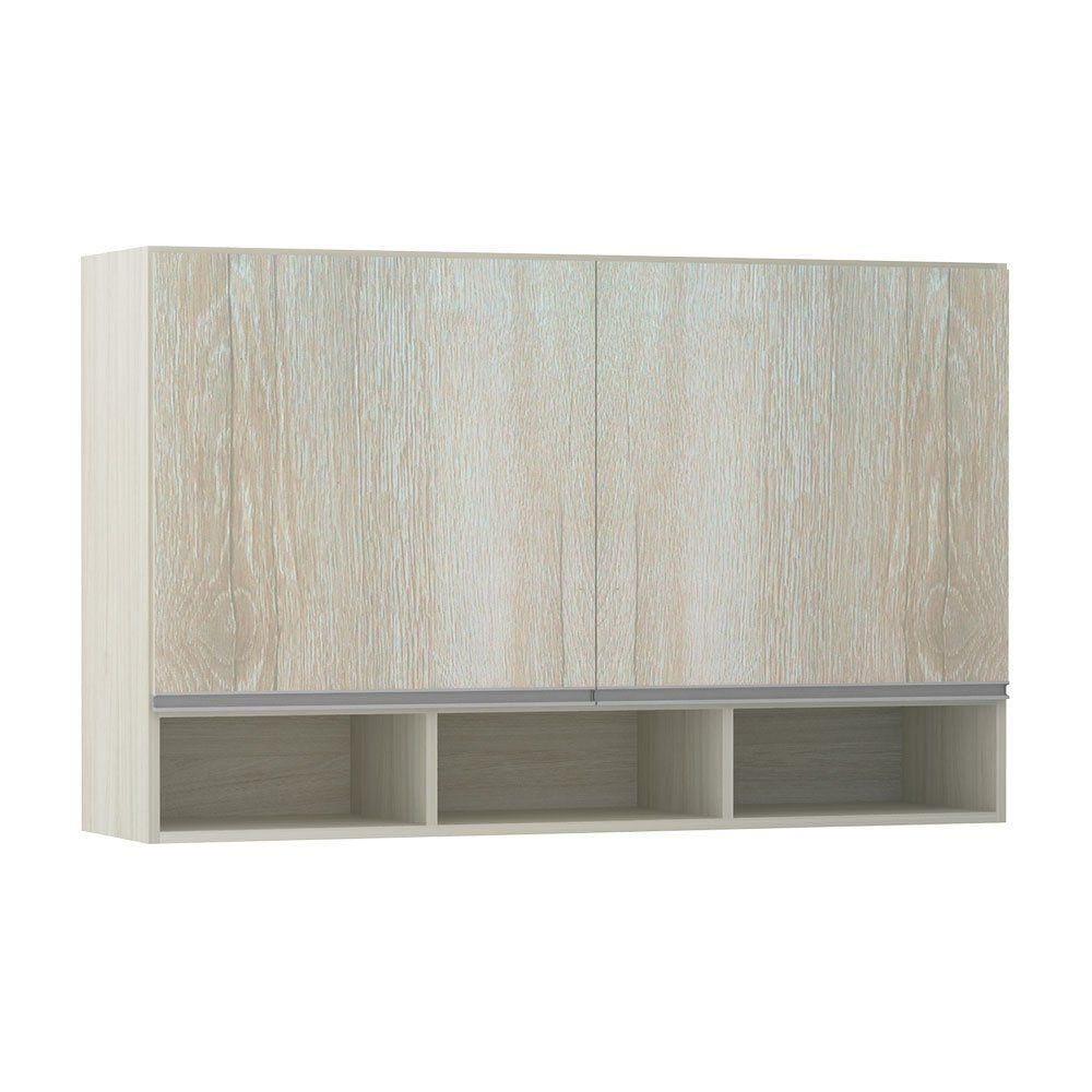 Armário Luciane 120cm 2 Portas com Nicho Lis