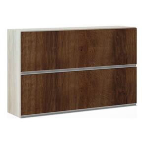 Armário Basculante Duplo Luciane 120cm 2 Portas Lis