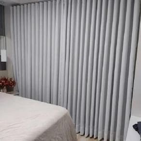Cortina Trilho Suiço Blackout Gelo Com Voil 5.40 X 2.90