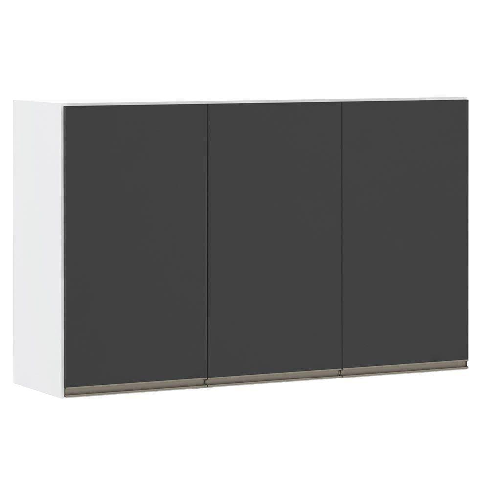 Armário Perola 120 cm 3 Portas Luciane