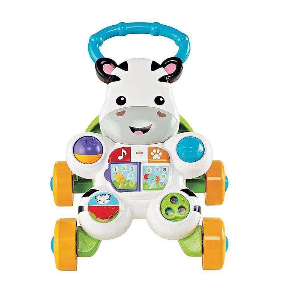 Andador Zebra de Dois Lados Primeiros Passos - HJR17 - Mattel
