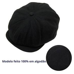 Kit Boinas Pretas Masculina Inglesa E Italiana Mais Vendidas