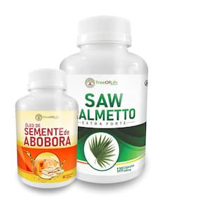 Óleo Semente De Abóbora 1000Mg 60 Cáps + Saw 500Mg 120 Cáps