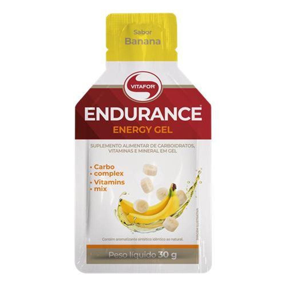 Kit 2X: Endurance Energy Carbo Em Gel Banana Vitafor 30G