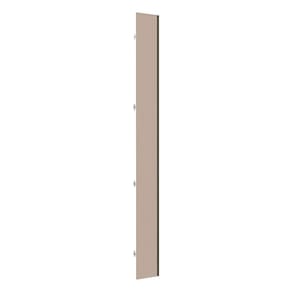 Porta para Closet Individual 25cm com Puxador Perfil Inox Luciane Móveis