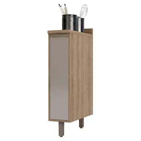 Balcão de Cozinha com Tampo 20 cm 1 Porta de abrir 1 Prateleira Mel Luciane Móveis