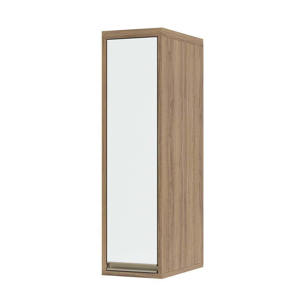 Armário Aéreo 20 cm 1 Porta de abrir 1 Prateleira Mel Luciane Móveis