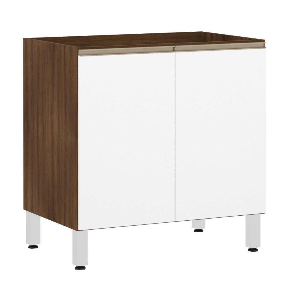 Balcão de Cozinha sem Tampo 80cm 2 Portas Jade Luciane Móveis