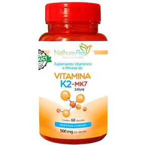Vitamina K2-Mk7 500Mg 60Caps Nathurepro