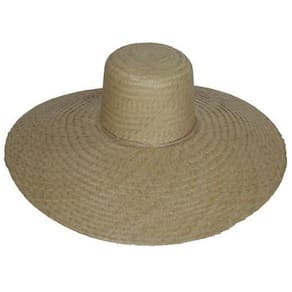 Chapéu Palha Mexicano Sombreiro Aba 15Cm Festa Praia Pesca