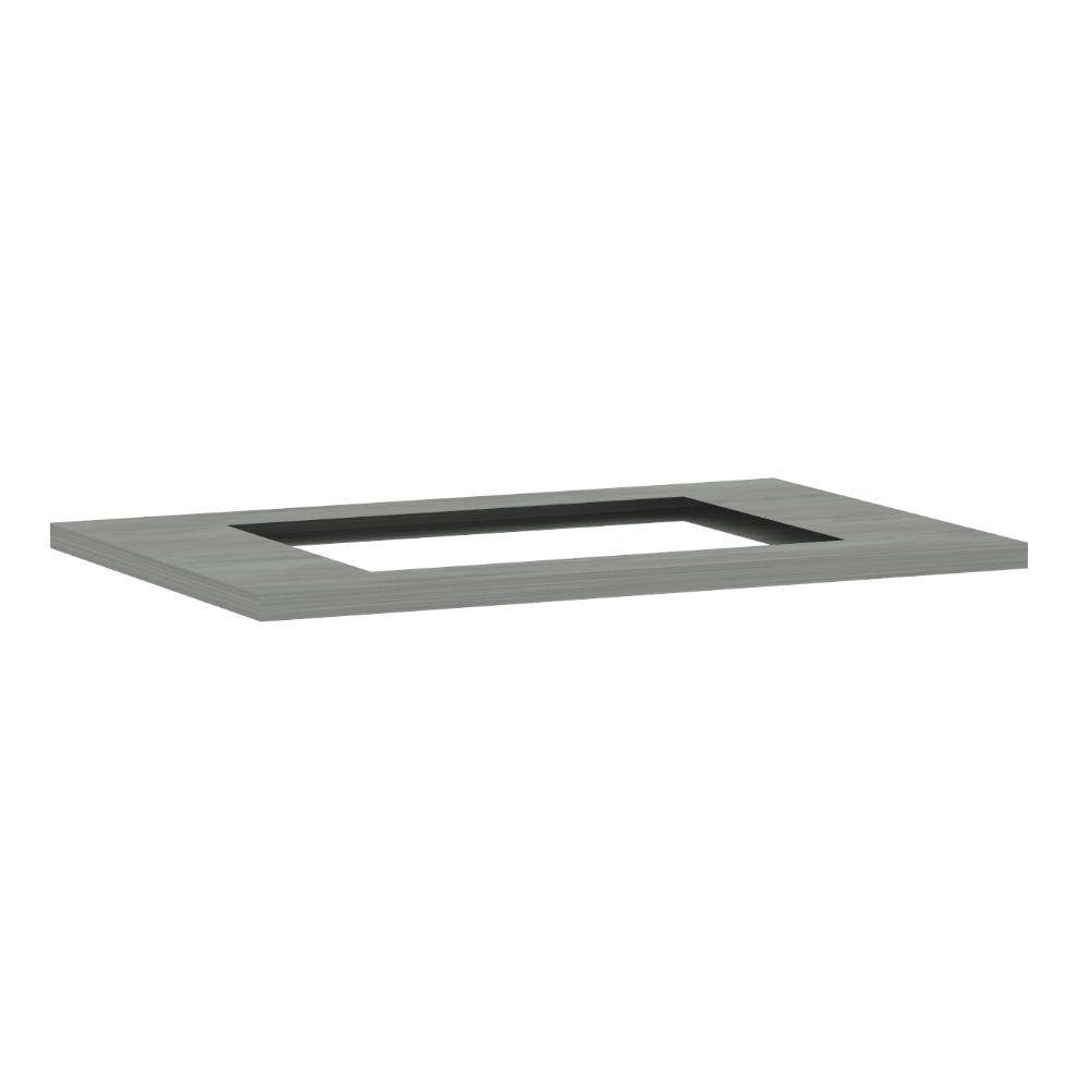 Tampo 80cm com Furo para Cooktop 4 Bocas 50cm X 35cm e Pré Furo Cooktop 5 Bocas 60cm x 35cm Luciane