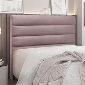 Cabeceira Para Cama Box Casal La Italiana 140Cm Veludo Lilás