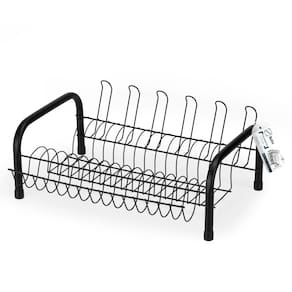 Escorredor Pratik Dish Dainer 15 Pratos Black- ARTHI