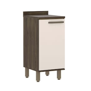 Balcão de Cozinha com Tampo 40 cm 1 Porta 1 Prateleira Sara Luciane Móveis