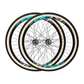Par Roda Aro 29 KOG Aero Cassete F. Disco Pneus Bege