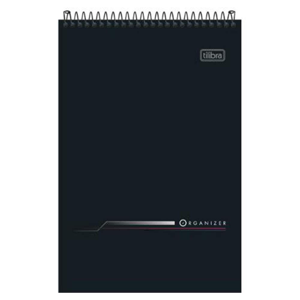 Bloco Espiral Pautado Organizer Capa Flexível 80 Fls Tilibra