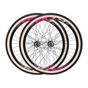 Par Roda Aro 29 KOG Aero Rolamentado F. Disco Pneus Bege