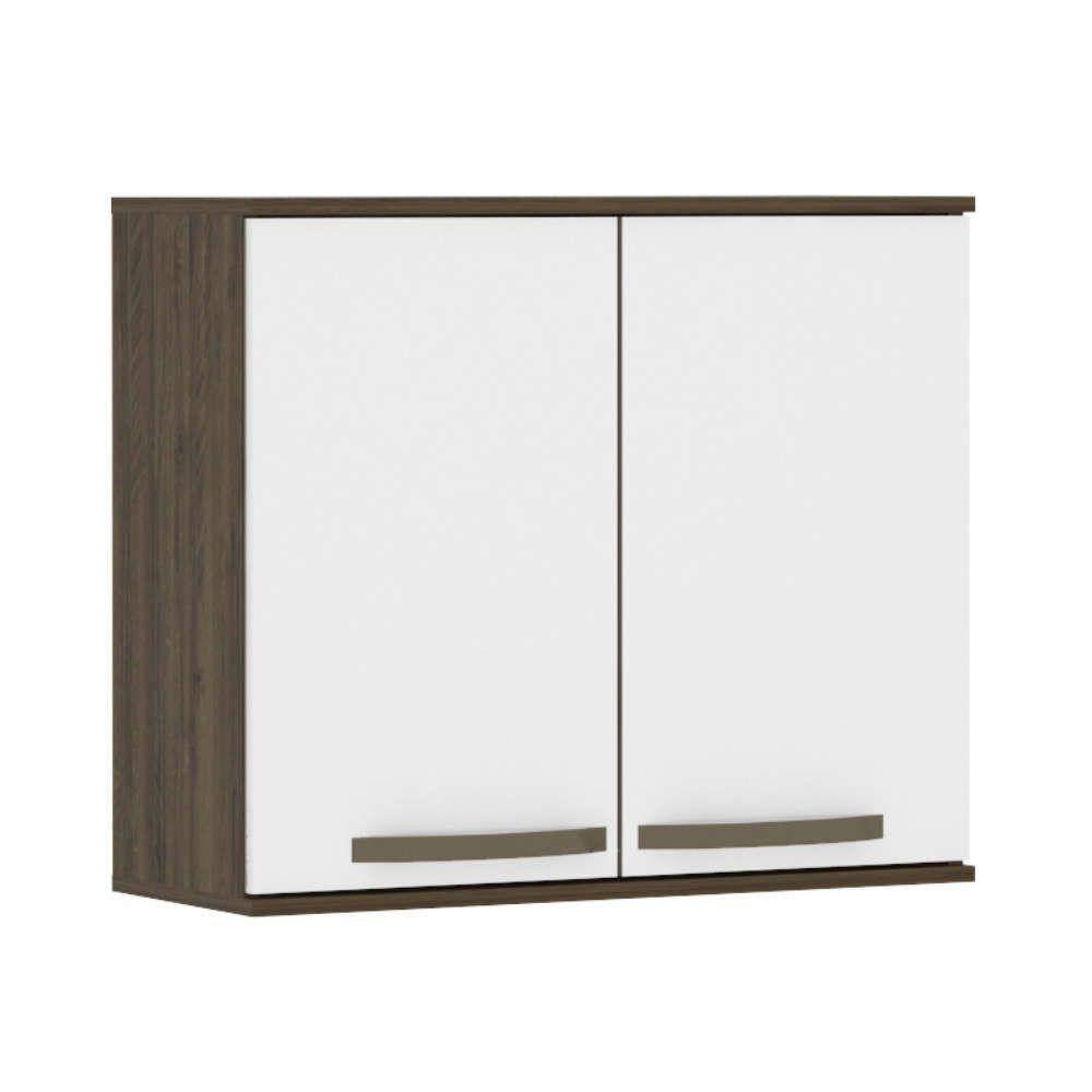 Armário Aéreo 70cm 2 Portas 1 Prateleira Sara Luciane Móveis