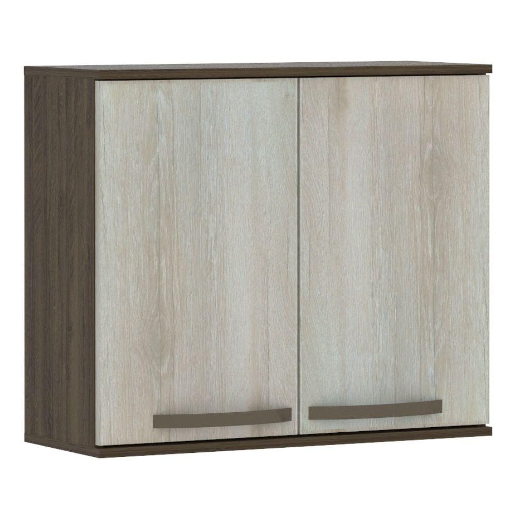 Armário Aéreo 70cm 2 Portas 1 Prateleira Sara Luciane Móveis