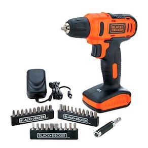 Furadeira Parafusadeira Black & Decker LD12SCBR 3/8P + 31 Acessórios, Maleta, Bivolt