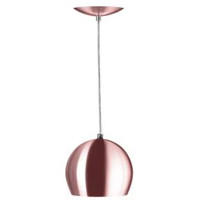 Pendente Bola Pequena Gold Rose Sala Cozinha Quarto