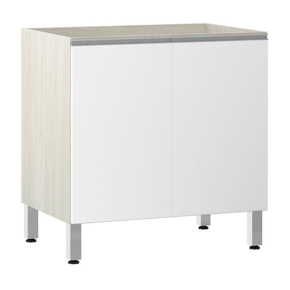 Balcão de Cozinha sem Tampo 80cm 2 Portas Lis Luciane Móveis