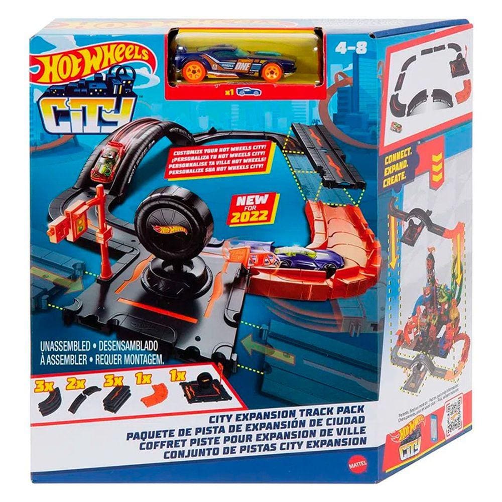 Hot Wheels Conjunto de Pistas City Expansion - HDN95 - Mattel