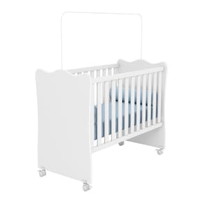 Berço Brilhar Q01 - Doce Sonho Móveis Cor Branco