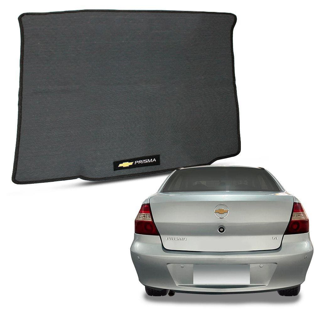 Tapete Porta Malas Prisma 2006 2007 2008 2009 2010 2011 2012 Borracha Bordado Automotivo