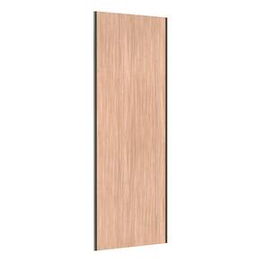 Porta de Correr Closet 80cm com Puxador Perfil Inox e Kit Ferragem Prime Luciane Móveis