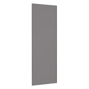 Porta de Correr Closet 80cm com Puxador Perfil Inox e Kit Ferragem Prime Luciane Móveis