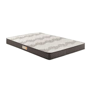 Colchão Casal Ecoline Espuma D45 Bordado 138x188x20cm Marrom/Bege