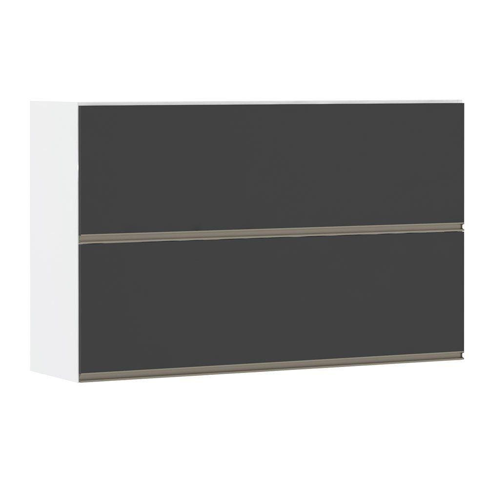 Armário Perola Basculante Duplo 120 cm 2 Portas Luciane
