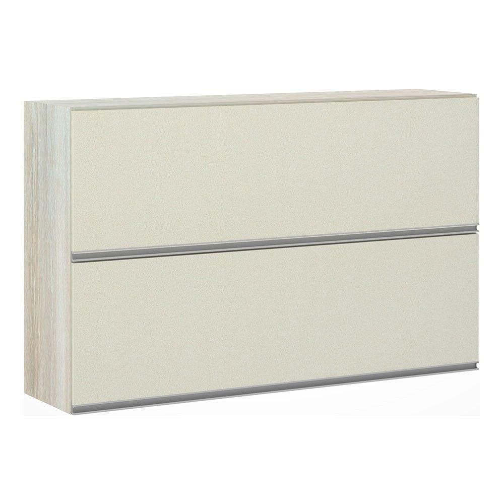 Armário Basculante Duplo Luciane 120cm 2 Portas Lis