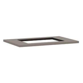 Tampo 80cm com Furo para Cooktop 4 Bocas 50cm X 35cm e Pré Furo Cooktop 5 Bocas 60cm x 35cm Luciane