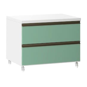 Mesa de Cabeceira 2 Gavetas 60,5 cm Prime Luciane Móveis