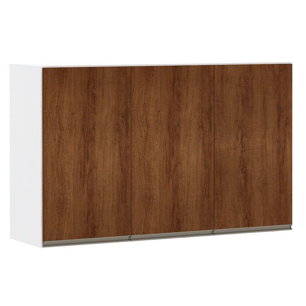 Armário Perola 120 cm 3 Portas Luciane