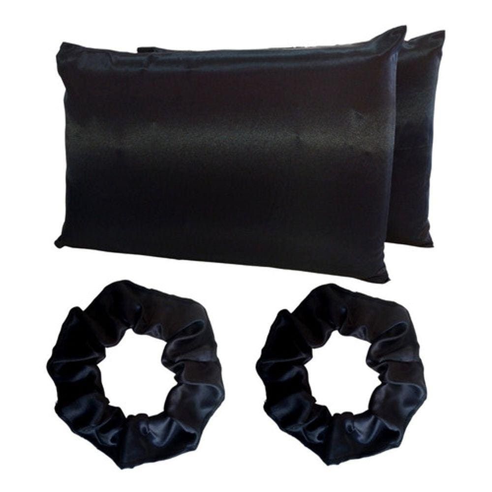 Fronhas De Travesseiro Cetim 2 Unidades + 2 Xuxinhas Frufru
