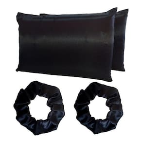 Fronhas De Travesseiro Cetim 2 Unidades + 2 Xuxinhas Frufru