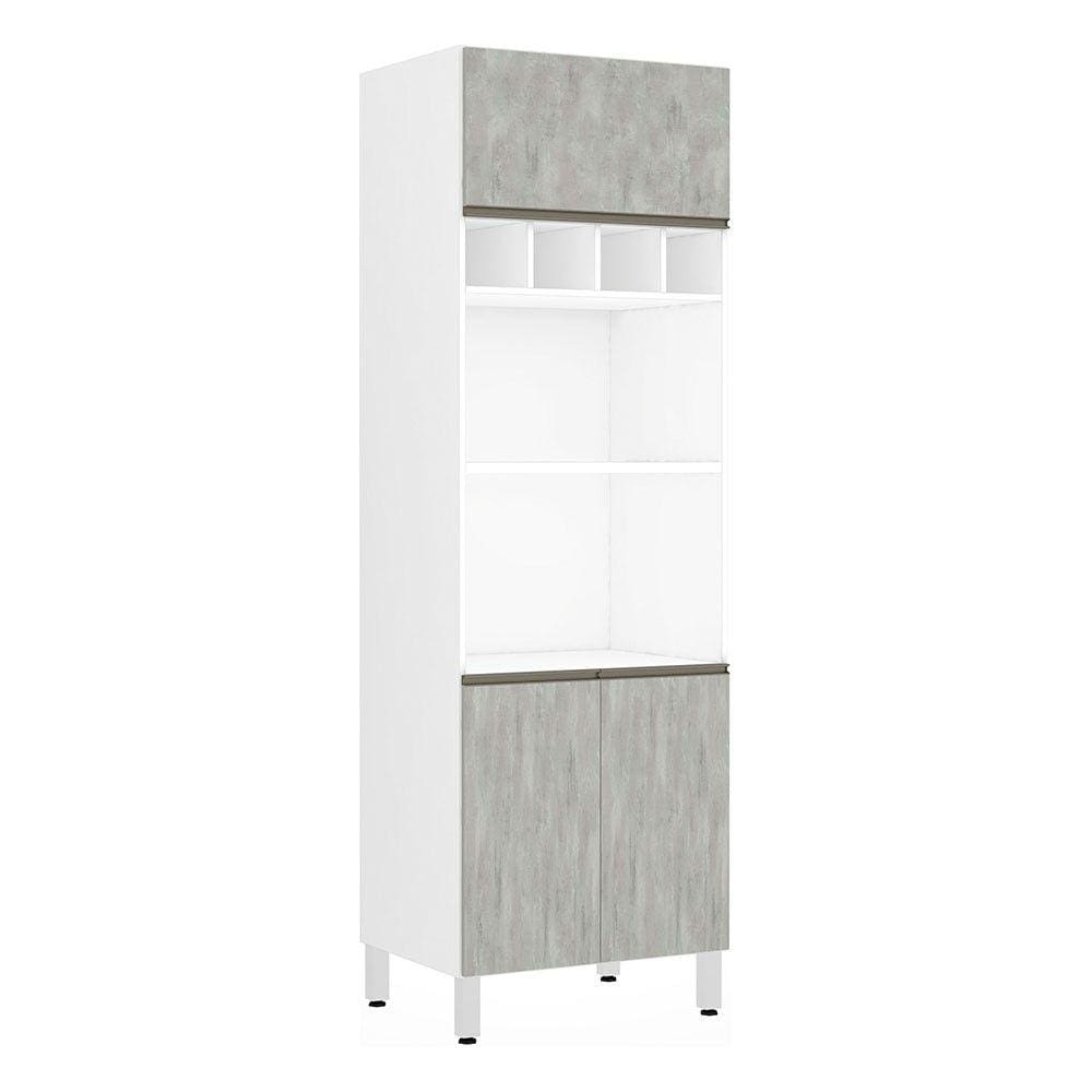 Paneleiro Perola 70 cm Duplo Nicho 3 Potas mais 2 Nichos Luciane