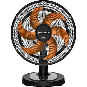 Ventilador Cadence Preto e Laranja VTR478 - 220 Volts