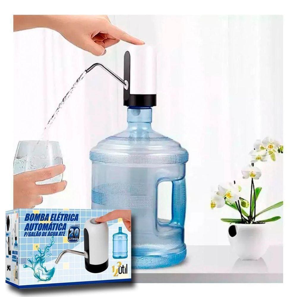Bomba Elétrica Para Galão Bebedouro Automática Usb