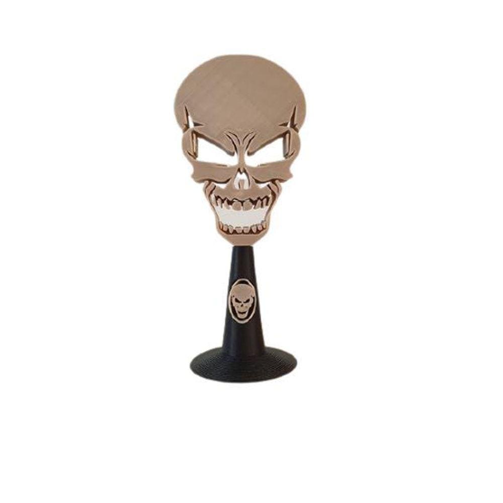 Suporte Fone De Ouvido Headphone Stand De Mesa Caveira