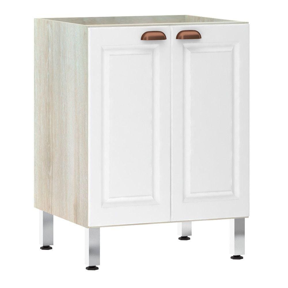 Balcão de Cozinha sem Tampo 60cm 2 Portas Agatha Luciane Móveis